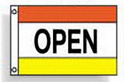 Open (red white yellow)