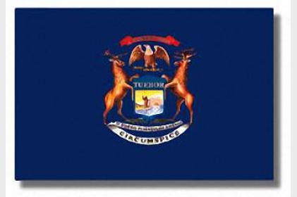 Michigan State Flag