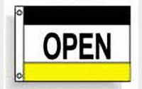 Open (black white yellow)