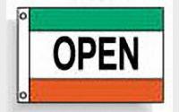 Open(green white red)